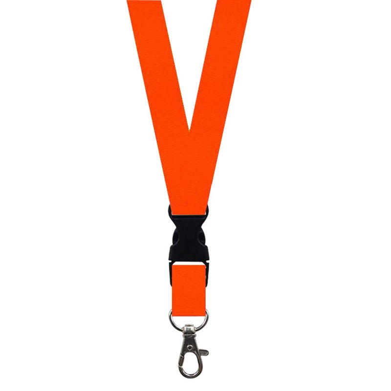 magpross 5 Pack Neck Safety Lanyards Detachable Buckle Enhanced Model Hook Breakaway Strap Quick Release Lanyard for ID Badge Holders,Key,Women Men Cell Phones USB Whistles - Orange - Red - Image 2